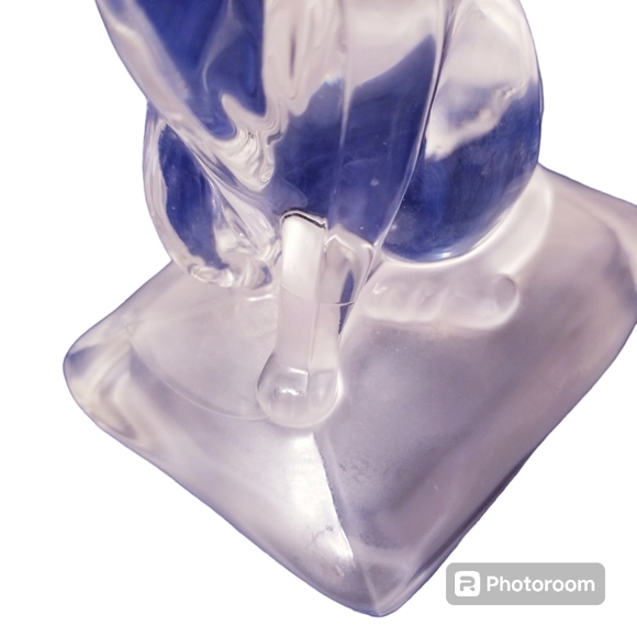 "Cristal D'Arques" Cat Clear Lead Crystal - Picture 7 of 9